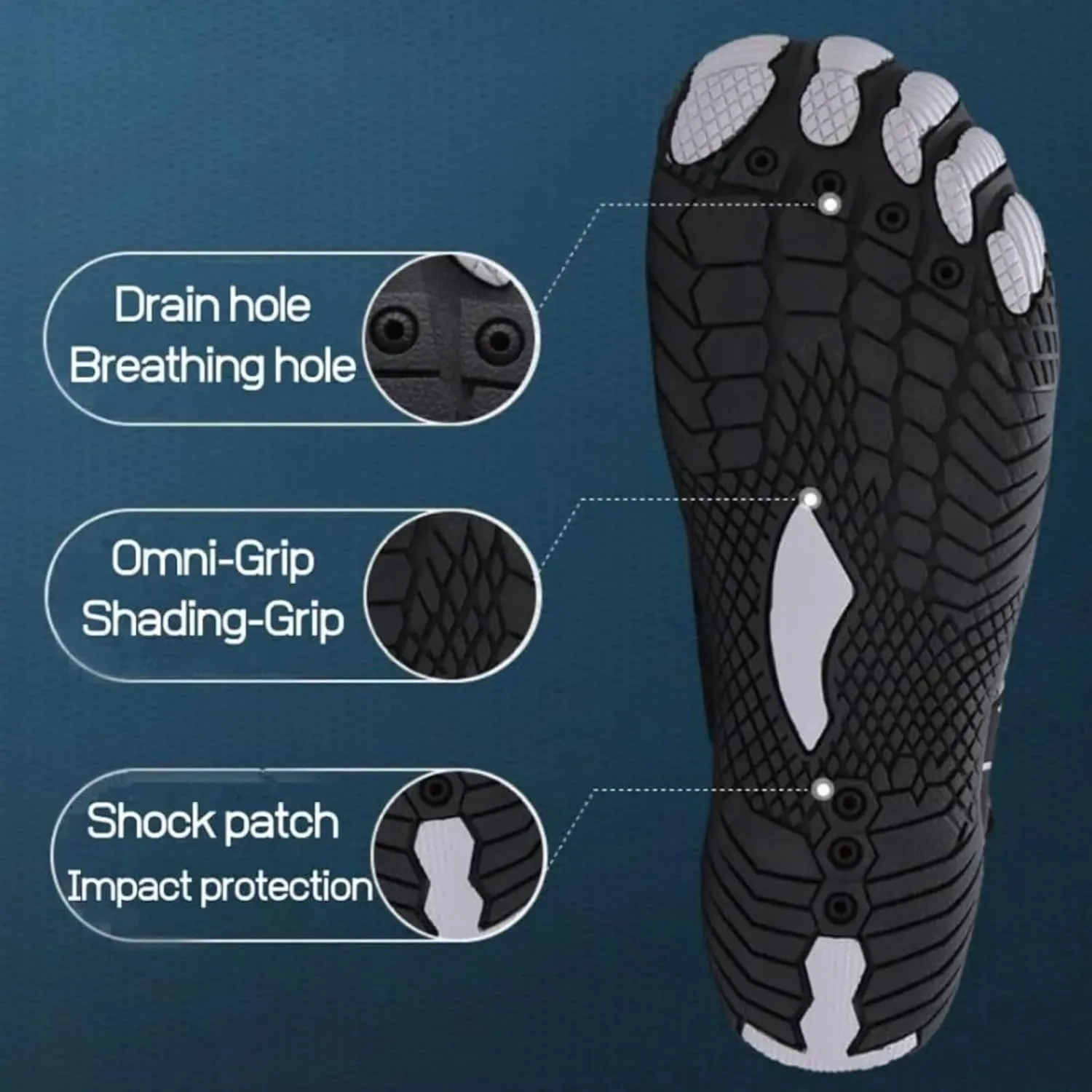 Rival Footwear Barefoot Shoes - Non-Slip, Waterproof Winter Shoes for Women & Men