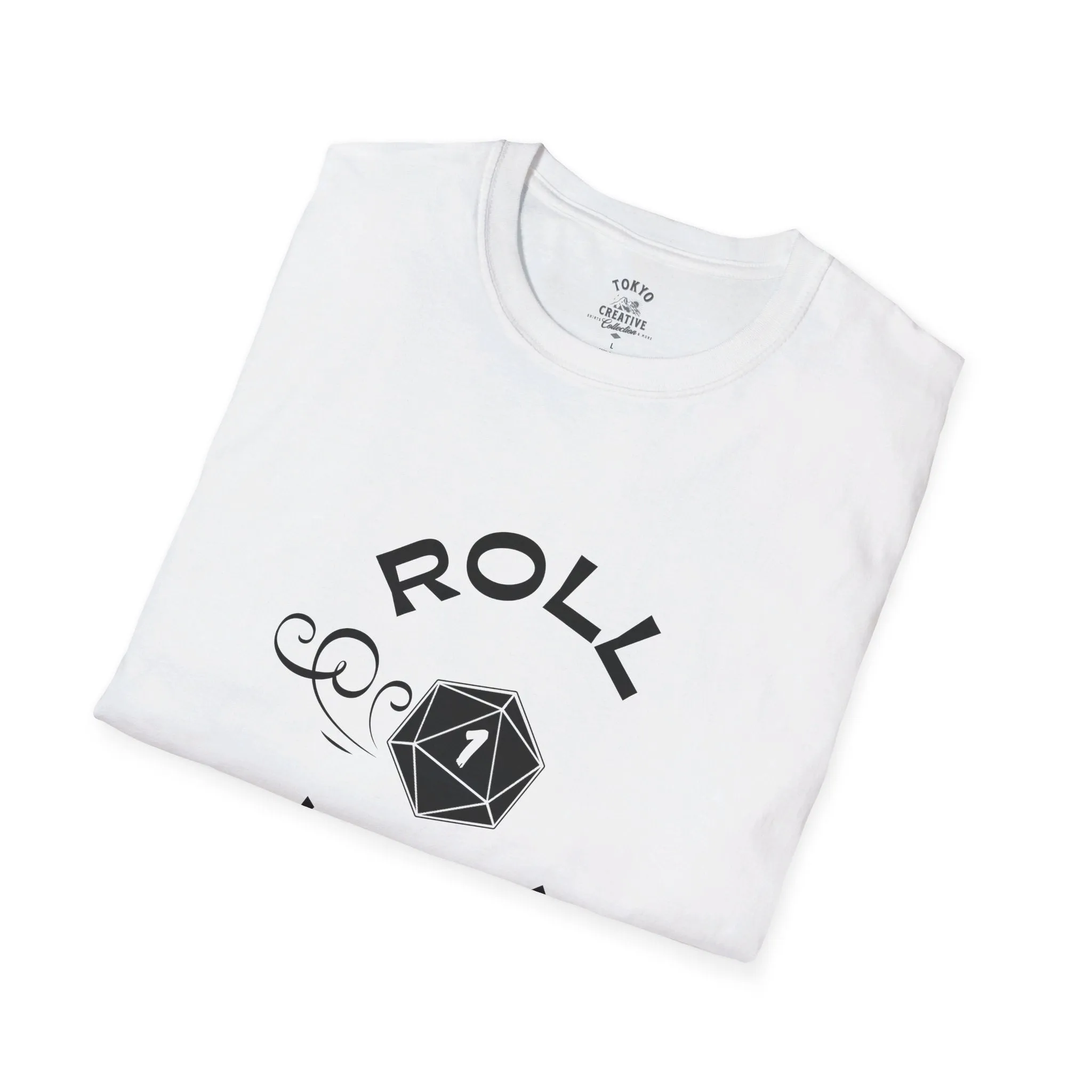 Roll With It Shirt - Critical Fail D20 Design Tee for RPG Fans and Gamers