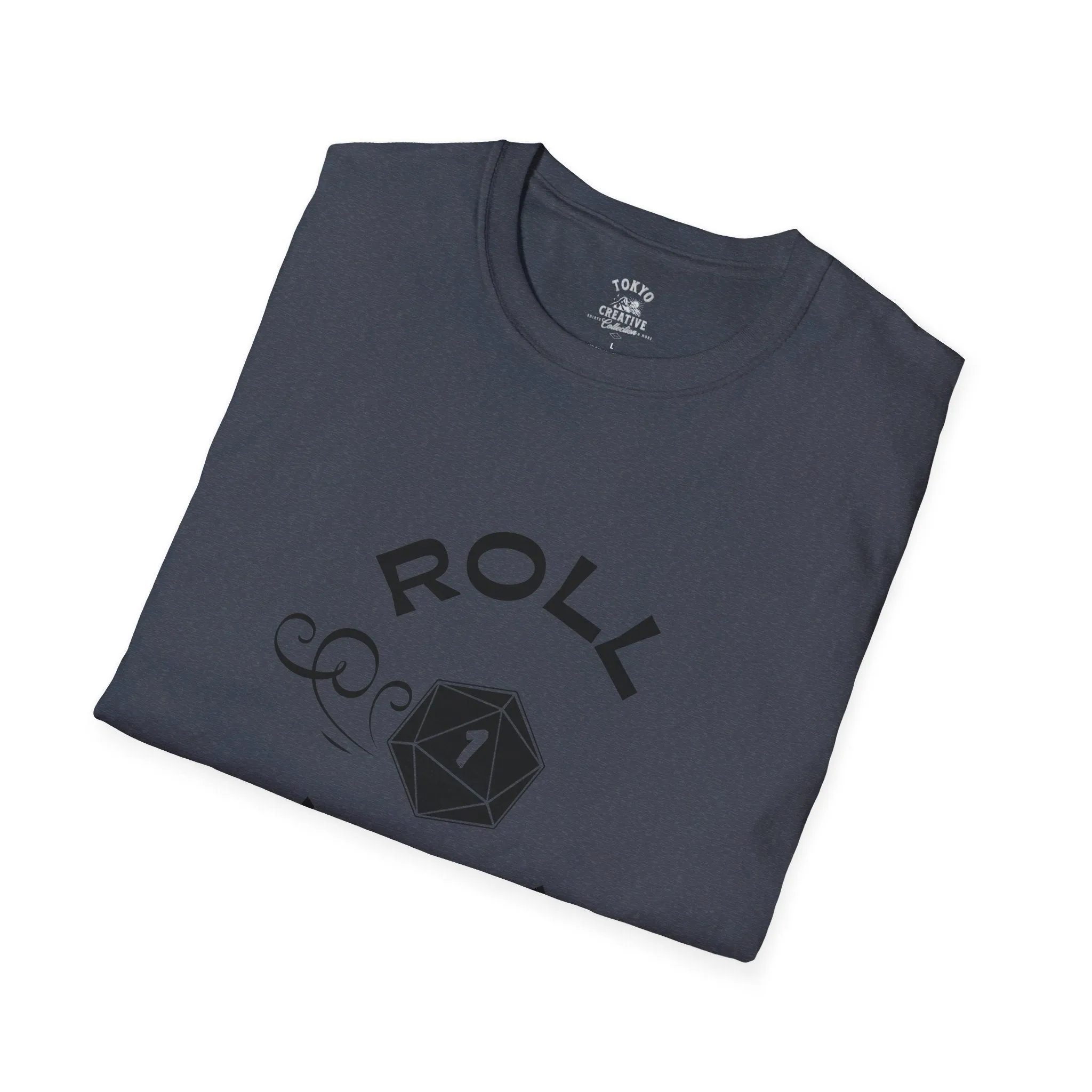Roll With It Shirt - Critical Fail D20 Design Tee for RPG Fans and Gamers