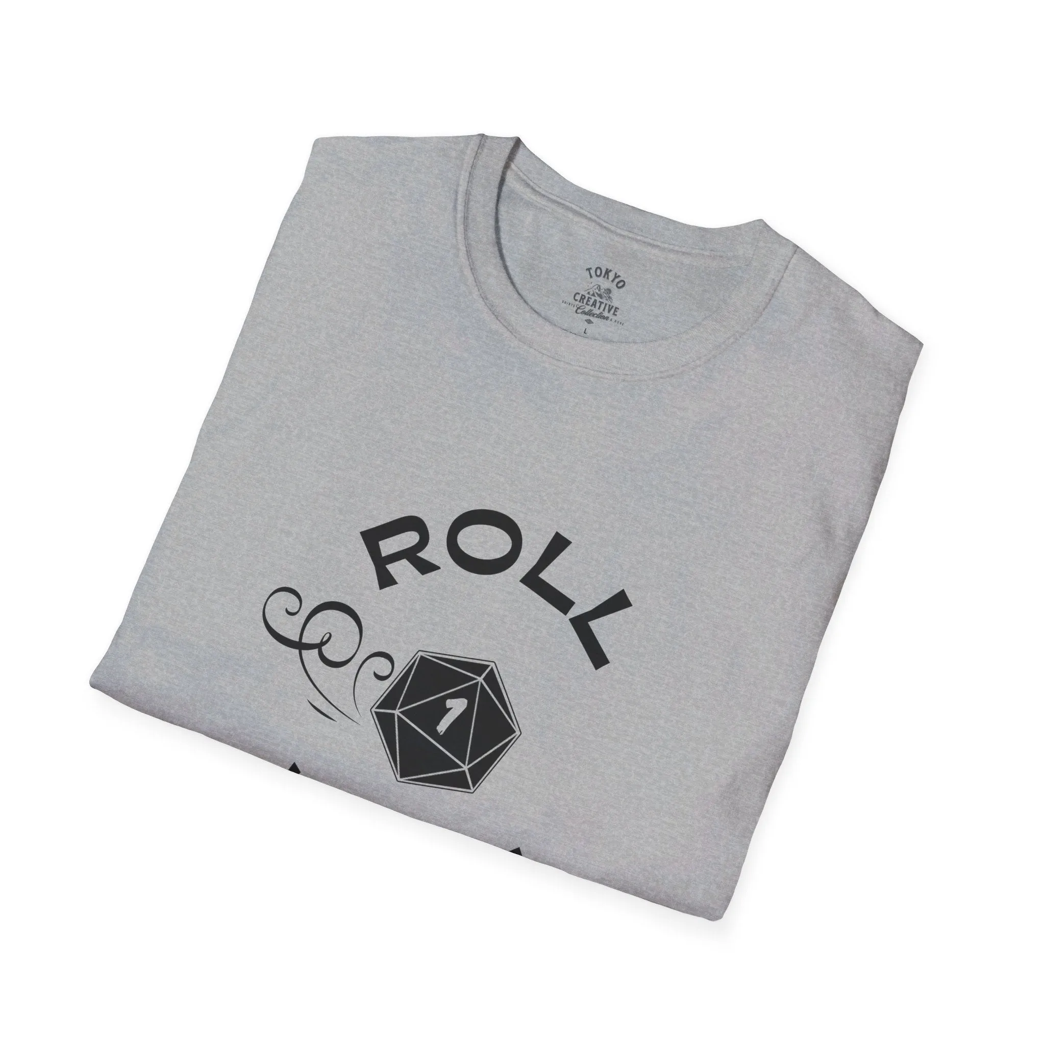 Roll With It Shirt - Critical Fail D20 Design Tee for RPG Fans and Gamers