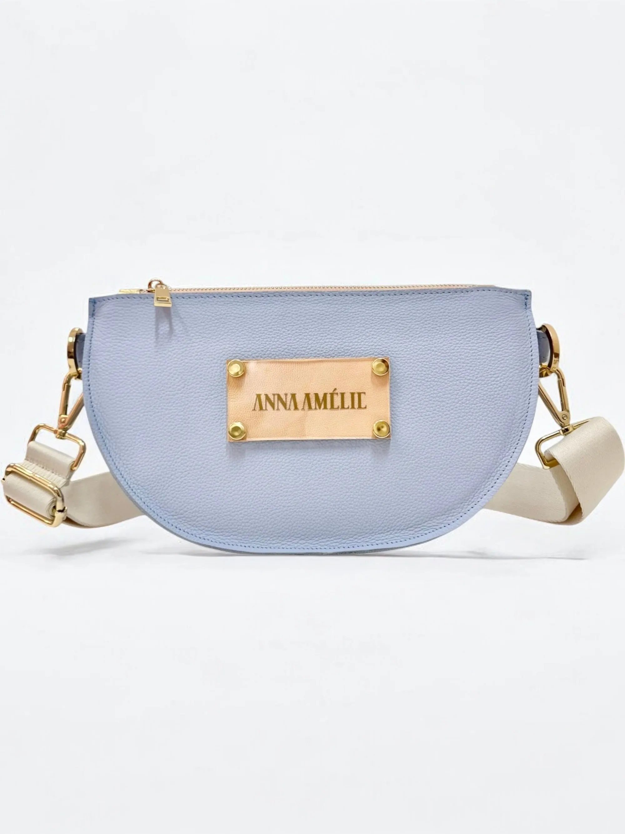 SOPHIE L BELTBAG  - PASTEL COLOR-BLOCK | BABY BLUE