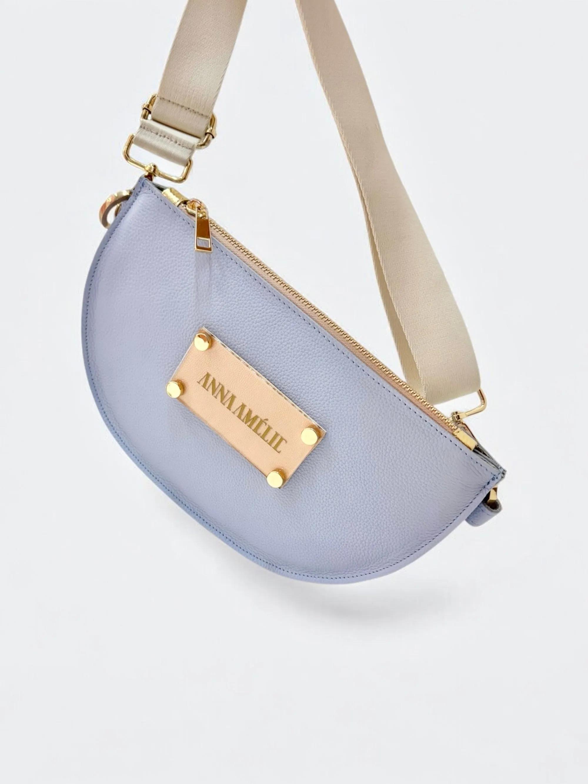 SOPHIE L BELTBAG  - PASTEL COLOR-BLOCK | BABY BLUE
