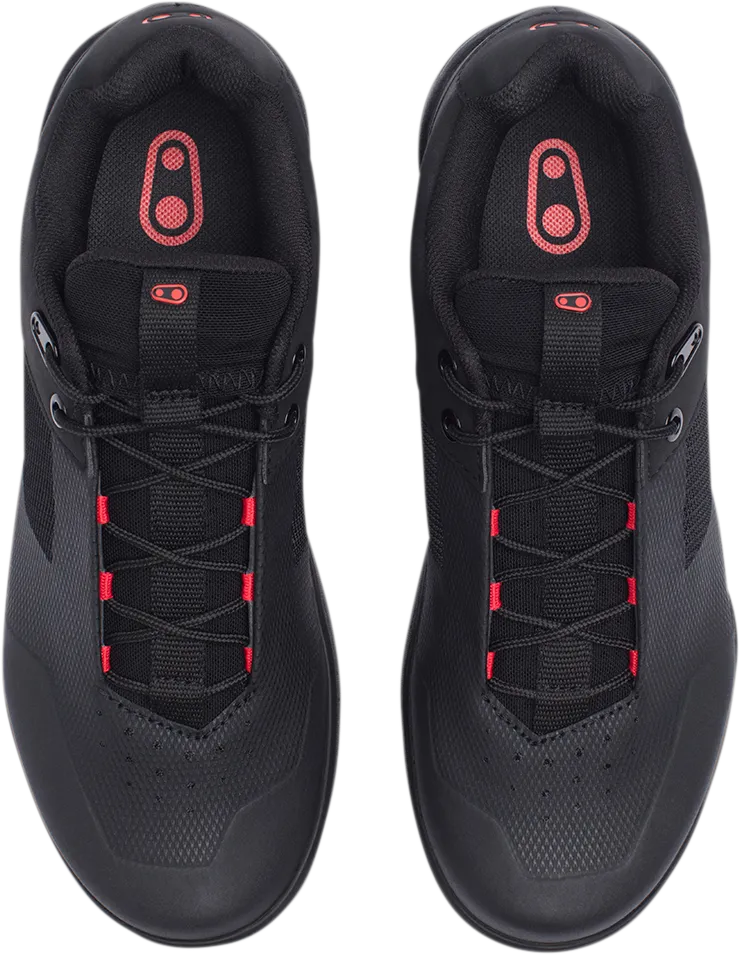 Stamp Lace Shoes - Black/Red - US 11