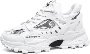 TERBOFIN Men's Fashion Sneakers Chunky Shoes Casual Walking Shoes Mesh Breathable Sports Shoes for Workout Outdoor Plus Size