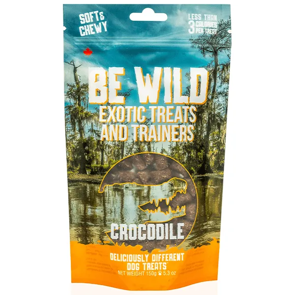 this&that Canine Co. Be Wild Treats and Trainers; Crocodile Dog Treats