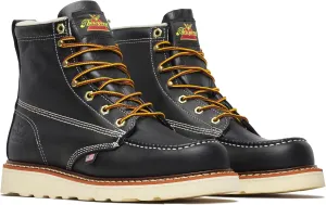 Thorogood American Heritage 6 Moc Toe Work Boots for Men - Soft Toe, Premium Full-Grain Leather with Slip-Resistant Wedge Outsole and Comfort Insole; EH Rated