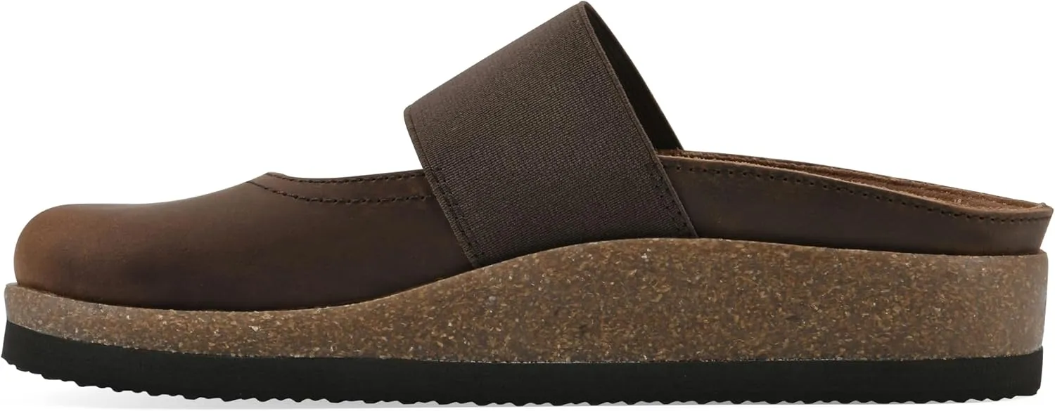 WHITE MOUNTAIN Women's Bassi Keyhole Signature Comfort-Molded Footbed Mule