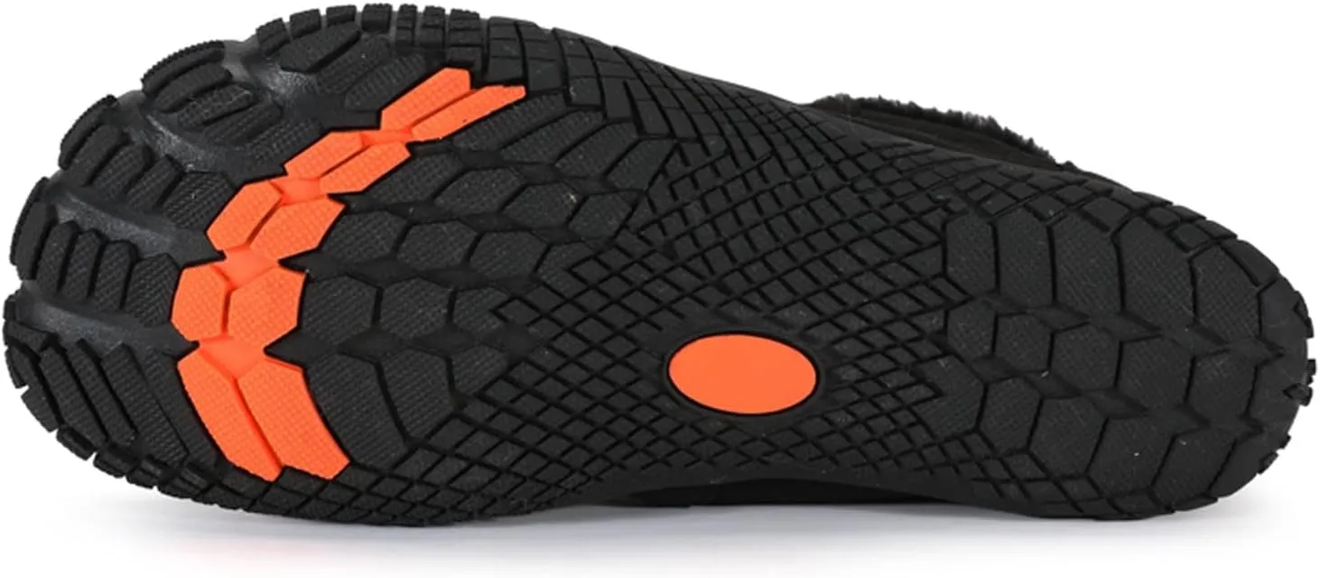 Winter Hiking Shoes Wide Toe Barefoot Shoes, Walking Hiking Boots for Women Men Trail Running Non-Slip
