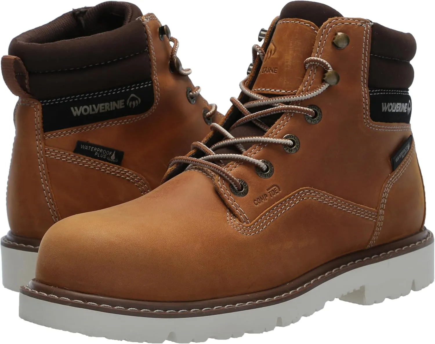 Wolverine Men's Revival 6" Waterproof Composite Toe Industrial Boot