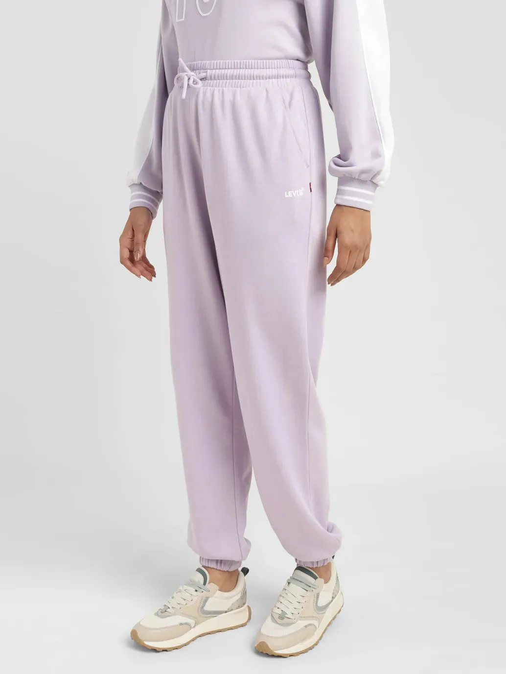 Women's High Rise Lilac Regular Fit Joggers