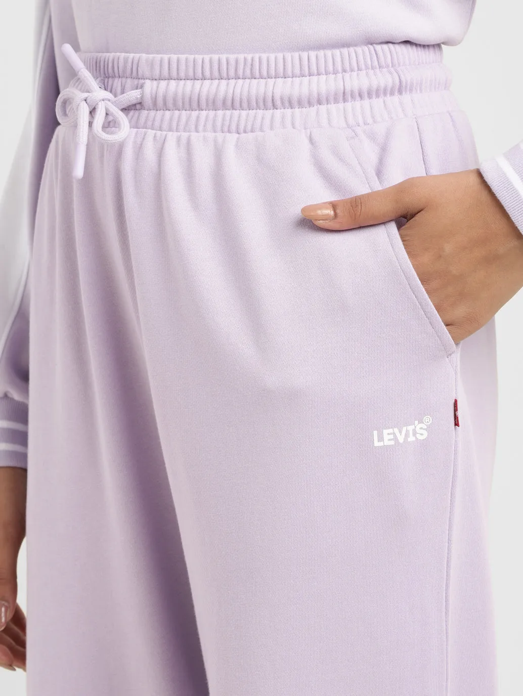 Women's High Rise Lilac Regular Fit Joggers