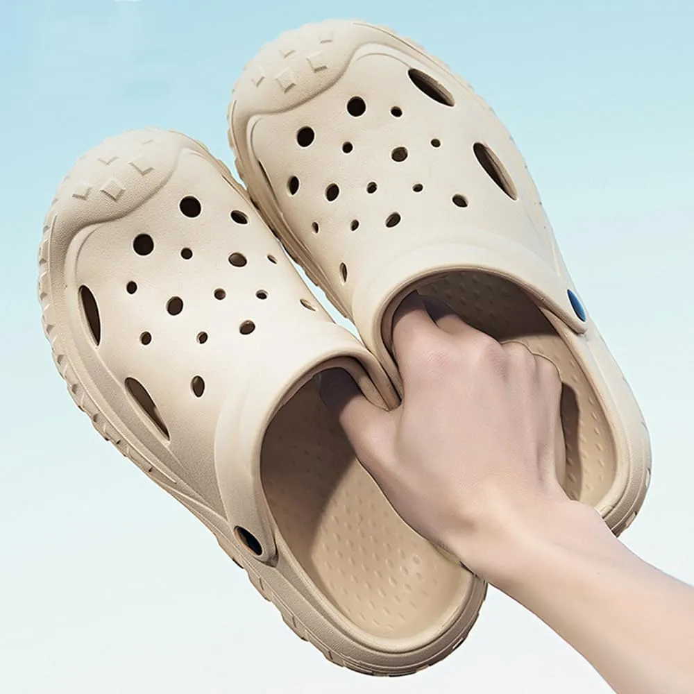 Womens Mens Garden Clogs Shoes with Arch Support Thick Sole Unisex Lightweight Quick-Dry Comfort Slip-on Water Shoes Outdoor Beach Slippers Sandals
