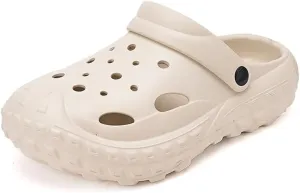 Womens Mens Garden Clogs Shoes with Arch Support Thick Sole Unisex Lightweight Quick-Dry Comfort Slip-on Water Shoes Outdoor Beach Slippers Sandals