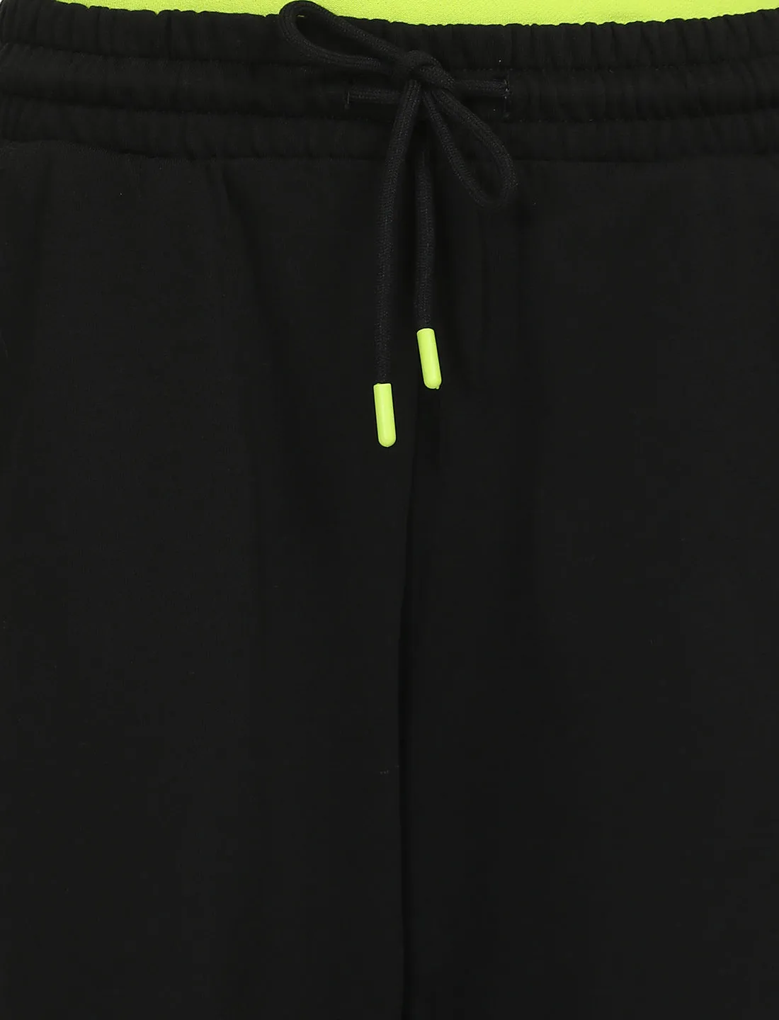 Women's Regular Fit Black Joggers