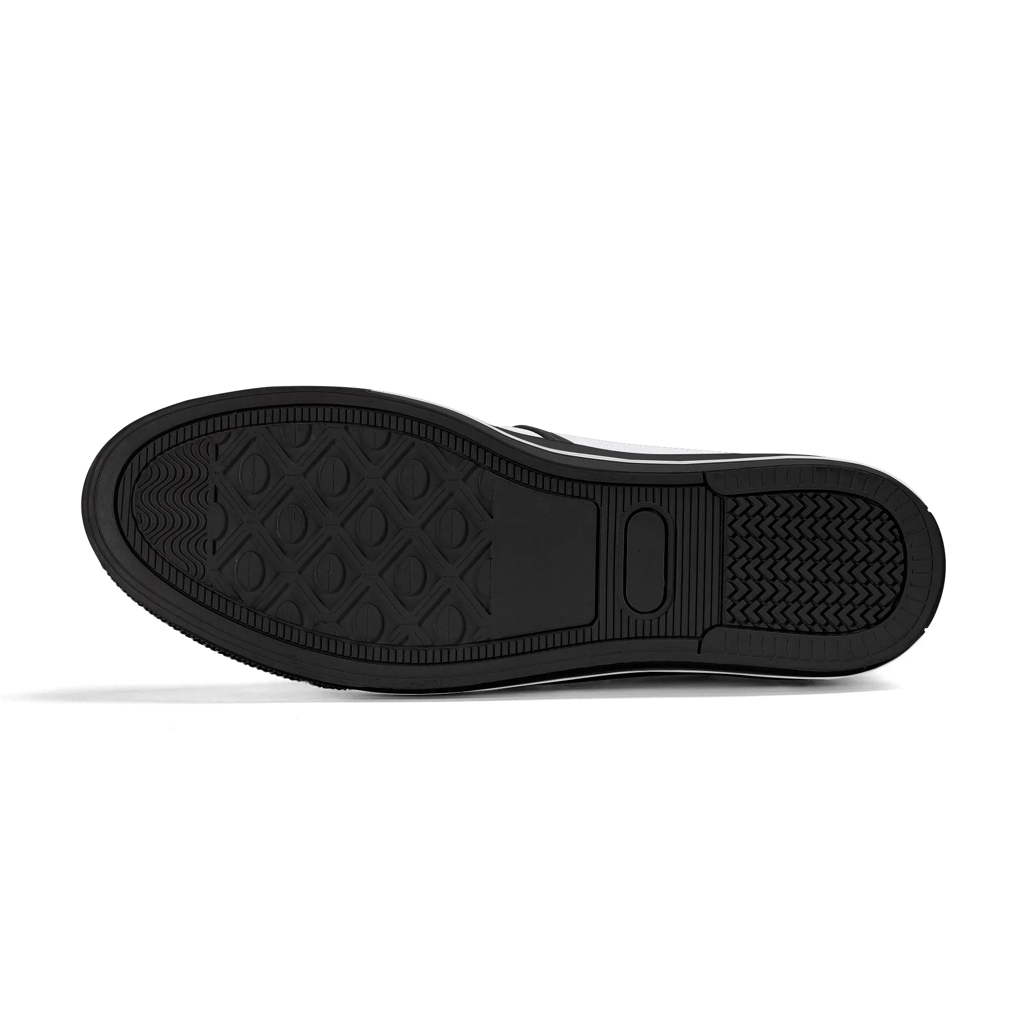 Womens Scribble Hearts Rubber Slip On Shoes