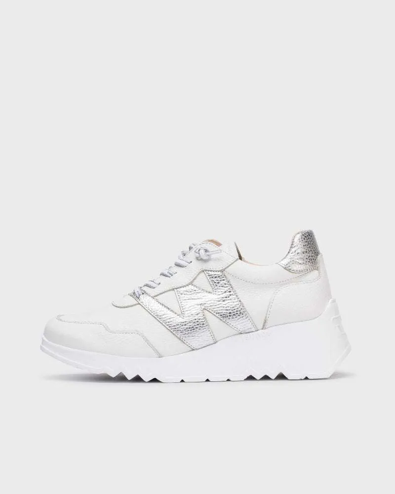 Wonders White Wedge Trainer|E6760SIL